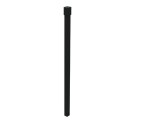 Erga Paris, stropní vzpěra pro sprchové zástěny o tloušťce skla 6(8)mm, délka 62cm, černá matná, ERG-V02-PARIS-BAR62-BK