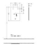 VILLEROY & BOCH - More to See Lite Zrcadlo s LED osvětlením, 50x75x2 cm A4595000