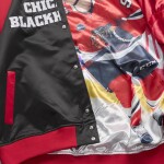 Mitchell & Ness Pánská bunda Chicago Blackhawks NHL Connor Bedard #98 Player Lightweight Satin Jacket Velikost: XL