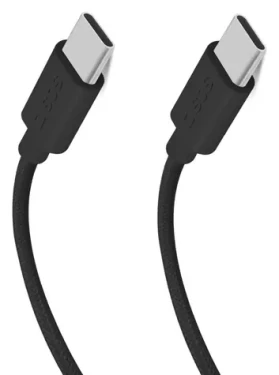 SBS černá / Kabel USB-C / USB-C - USB-C / 60 W / Power Delivery / 1,5 m