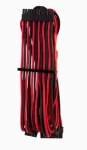 Corsair Premium Sleeved 24-Pin-ATX kabel (Gen 4) červeno-černá / textilní opletení / délka 610 mm (CP-8920233)