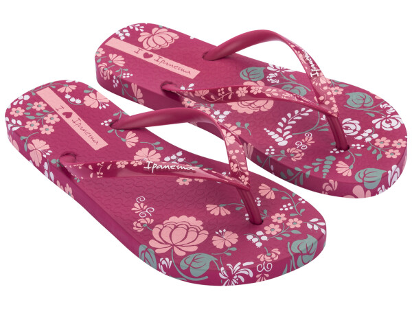 Ipanema Flower Bomb 26890-AE073 Dámské žabky bordó 38