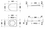 DURAVIT - D-Neo WC sedátko, bílá 0021610000