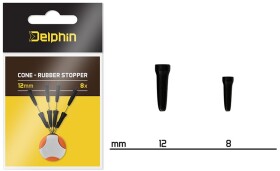 Delphin Stoper Cone Rubber Stopper 8mm 8ks (101004422)