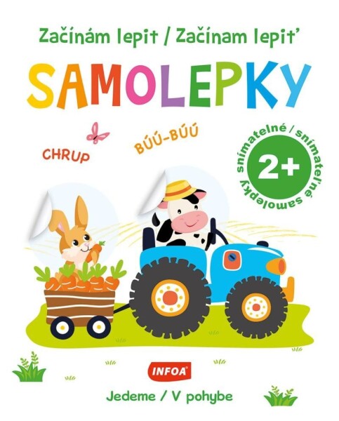 Začínám lepit samolepky - Jedeme / Začínam lepiť samolepky - V pohybe