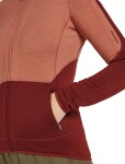 ICEBREAKER Wmns 400 RealFleece Descender LS Z, Cedar Wood/Port/Cb (vzorek) velikost: S