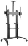 VivoLink VLFS70120 černá / Stojan na kolečkách pro LCD a TV 70-120" / výškově nastavitelný / nosnost 140kg (VLFS70120)