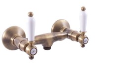 RAV Slezák - MORAVA RETRO - Sprchová baterie, Stará mosaz (Bronz), 150 mm MK580.5SM