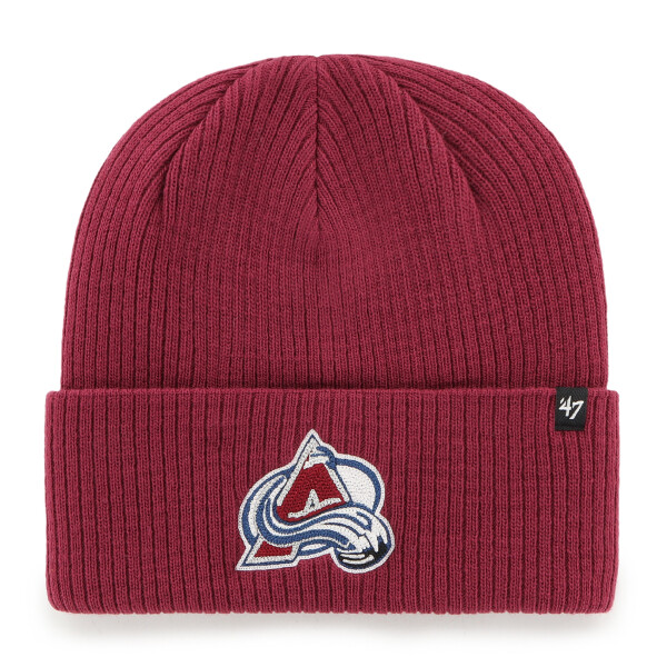 47 Brand Pánská zimní čepice Colorado Avalanche NHL Chain Stitch ’47 Cuff Knit