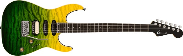 Charvel Pro-Mod Plus Dinky DK24 HSS 2PT EB QM Zombie Fade