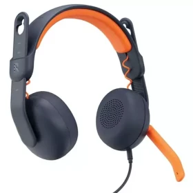 Logitech Zone Learn ON EAR modrá / Drátová sluchátka s mikrofonem / 3.5 mm jack / 1.3 m (981-001372)