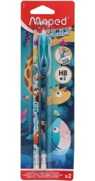 MAPED Grafitová tužka Jungle Fever - sada 2ks / tvrdost HB (851819)