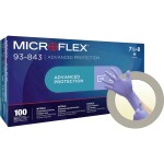 Ansell MICROFLEX® 93852100 100 ks nitril jednorázové rukavice Velikost rukavic: 10 EN 374-1, EN 420-2003, EN 455, EN 214