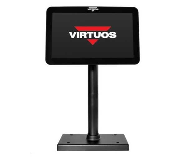 Virtuos 10,1" LCD zákaznický display Virtuos SD1010R, HDMI, VGA, 500 nits, černý