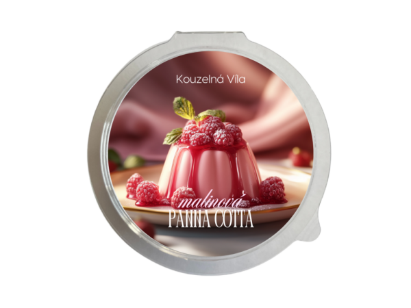 Kouzelná Víla - MALINOVÁ PANNA COTTA Sójový vonný vosk do aromalampy 20g