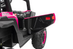 Mamido Elektrické autíčko Buggy Madman růžové | UTV-MX 4x4 | EVA kola | 12V 10Ah | EKO kůže