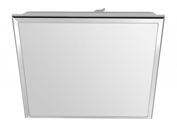 SAPHO - SILVER stropní LED svítidlo 28x28cm, 10W, 230V, 3000K/4000K/6500K, IP44, chrom AU478