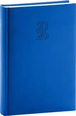 NOTIQUE Denní diář Aprint 2026 modrý / 15 x 21 cm (PGD-DA5AP-6914)