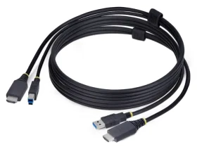 StarTech HU1226-KVM černá / KVM kabel / HDMI + USB / 1,8 m / 4K UHD (HU1226-KVM-CABLE)