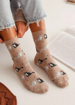 Milena ponožky 0200-171 Cats and Dots 37-41 růžová 37-41