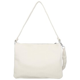Stylová dámská koženková crossbody kabelka Cindra, béžová