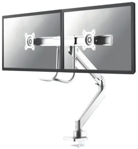 Neomounts Select NM-D775DXWHITE bílá / Stolní držák monitoru / 10-32" / VESA 75x75-100x100 / nosnost 8 kg (NM-D775DXWHITE)