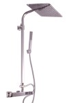 SLEZAK-RAV - Vodovodní baterie sprchová LOIRA s hlavovou a ruční sprchou, Barva: chrom, Rozměr: 150 mm LR580.5/6