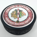 Mustang Puk Chicago Blackhawks NHL Center Ice