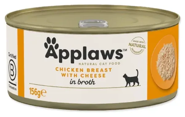 Applaws Kuřecí se sýrem 156 g / Konzerva pro kočky / doplňkové krmivo / bez lepku (033-490214)
