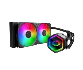 Cooler Master vodní chladič MasterLiquid 240 Core II, 2x120mm, LGA1851, AM5, černá EDF_1566479