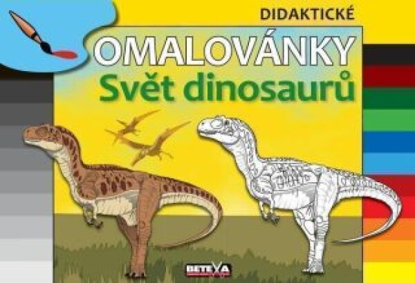 Svět dinosaurů didaktické omalovánky