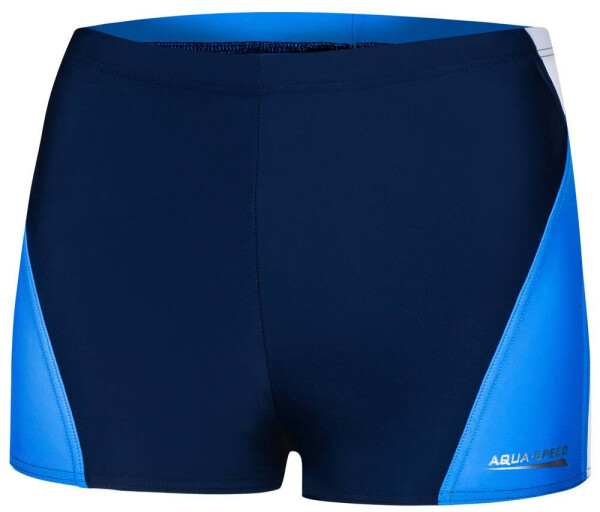 AQUA SPEED Plavecké šortky Alex Navy Blue/Blue/White Pattern 452