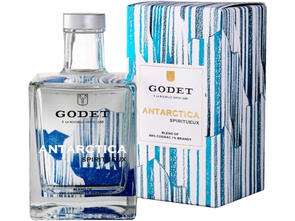 Godet Antarctica Folle Blanche Cognac 7y 40% 0,5 l (holá lahev)