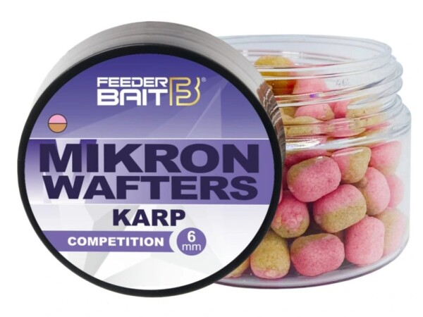 FeederBait Mikron Wafters 4x6mm 25ml - Competition Carp,FeederBait Mikron Wafters 4x6mm 25ml - Competition Carp