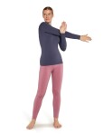 Dámské merino tričko s dlouhým rukávem ICEBREAKER Wmns 260 Zoneknit Seamless LS Crewe, Graphite velikost: XS