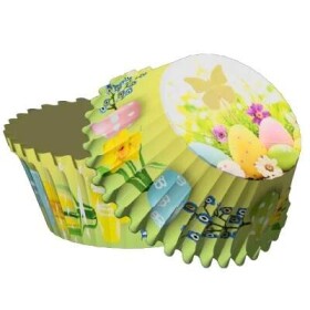 Košíčky papírové Velikonoce Narcisy, 50 ks, v.30xpr.50 mm