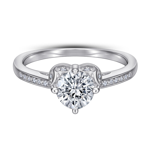 LUNICA Zásnubní stříbrný prstýnek NADĚJE Velikost prstenu: 8 (EU: 57-58) 0603_8