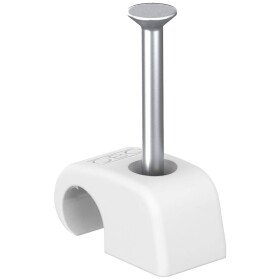 OBO Bettermann 2228686 Spona na hřebíky 100 ks čistě bílá