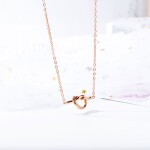 Ocelový náhrdelník Bonnie Gold - chirurgická ocel, Zlatá 43 cm + 5 cm (prodloužení)
