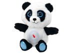 Mamido Plyšový medvídek panda s lampičkou a ukolébavkami 30 cm