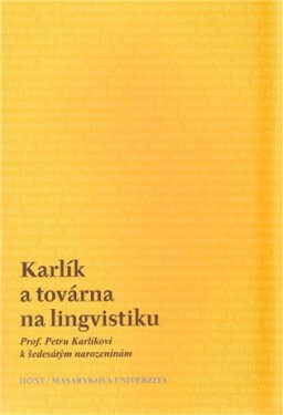 Karlík a továrna na lingvistiku