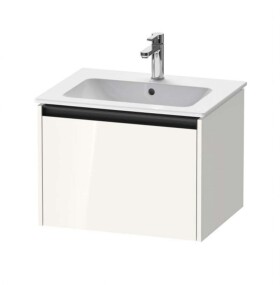 DURAVIT - Ketho.2 Umyvadlová skříňka 44x61x48 cm, 1 zásuvka, lesklá bílá K25062022220000