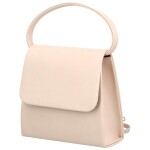 Elegantní dámské psaníčko kufříkového střihu Esmeralda, béžové