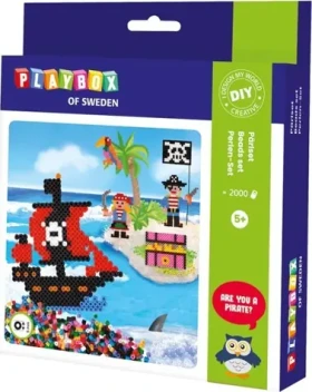 PLAYBOX Zažehlovací korálky Piráti