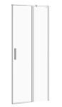 CERSANIT - Kyvné dveře s pevným polem MODUO 80x195, pravé, čiré sklo S162-004