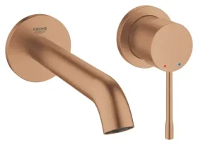 Grohe Essence - Umyvadlová baterie pod omítku 2-otvorová instalace kartáčovaný Warm Sunset (19408DL1)