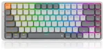 Redragon K652 Azure šedá / Bezdrátová herní klávesnice / mechanická / spínače red / USB / RF 2.4 GHz / Bluetooth / US (K652GG-RGB-PRO)