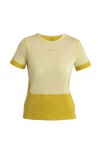 ICEBREAKER Wmns Merino 125 ZoneKnit™ Energy Wind SS Tee, Lux/Lucid/Cb (vzorek) velikost: S