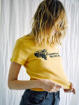 RVCA CONSERVEZ LEAU GOLD dámské tričko krátkým rukávem