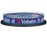 Verbatim DVD-R / DVD-R médium / 4,7 GB / 16x / 10 ks / Spindl (43523)